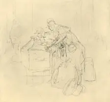 Zollvisitation II mid-late 19th century, (c1924). Creator: Carl Spitzweg