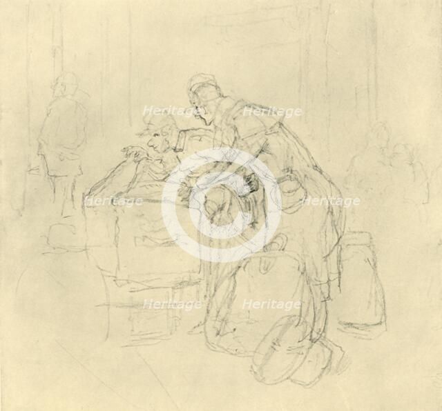 'Zollvisitation II', mid-late 19th century, (c1924). Creator: Carl Spitzweg.