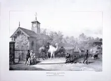 Zoological Gardens, Regent's Park, Marylebone, London, 1835. Artist: George Scharf