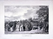 Zoological Gardens, Regent's Park, Marylebone, London, 1835. Artist: George Scharf