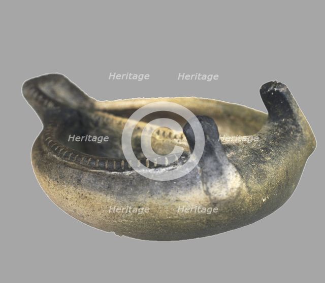 Zoomorphic Bowl, 3800-3600 BC. Artist: Prehistoric Russian Culture  