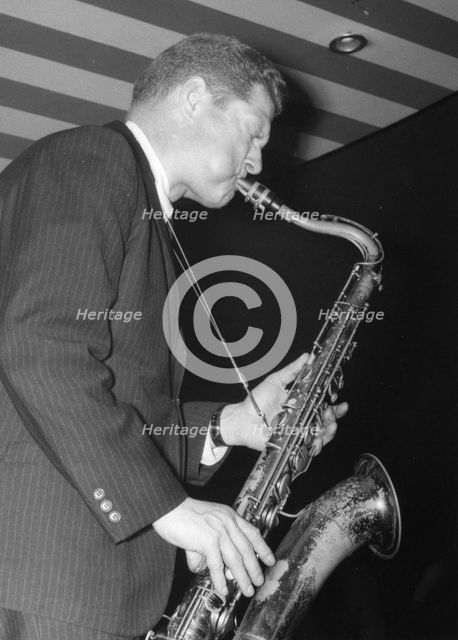 Zoot Sims, Marquee Club, London, 1961. Creator: Brian Foskett.