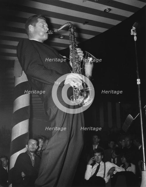 Zoot Sims, Marquee Club, London, 1961. Creator: Brian Foskett.