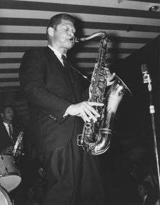 Zoot Sims, Marquee Club, London, 1961. Creator: Brian Foskett