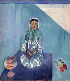 Zorah on the Terrace (mid part of the Moroccan triptych), 1912-1913. Creator: Henri Matisse