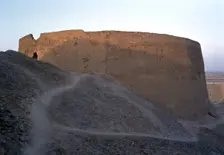 Zoroastrian Tower of Silence, Yazd, Iran, 2000. Creator: LTL