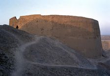 Zoroastrian Tower of Silence, Yazd, Iran, 2000. Creator: LTL