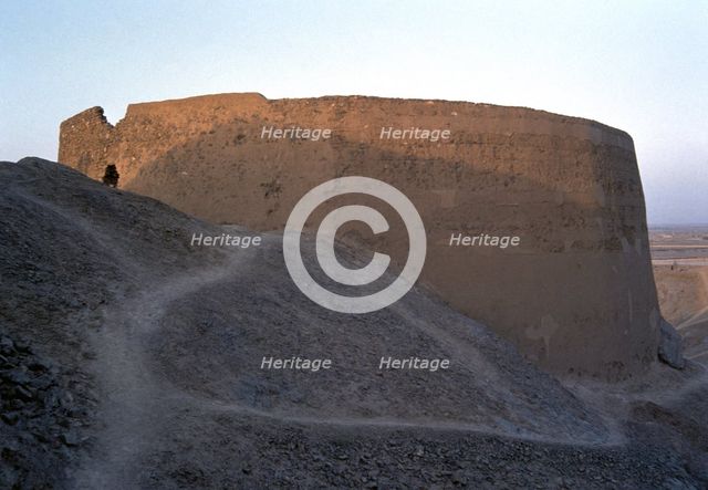 Zoroastrian Tower of Silence, Yazd, Iran, 2000. Creator: LTL.
