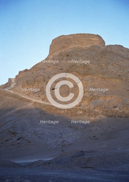 Zoroastrian Tower of Silence, Yazd, Iran, 2000. Creator: LTL.