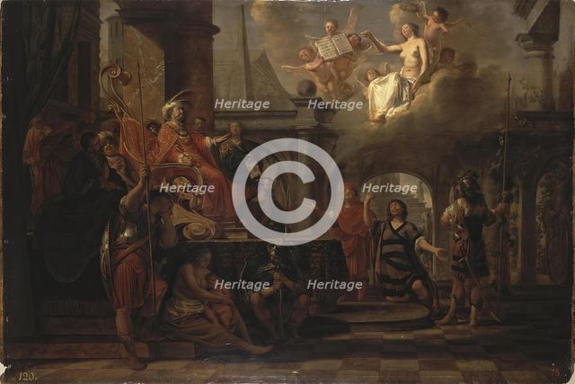 Zorovavel and Darius, 1653. Creator: Nikolaus Knüpfer.