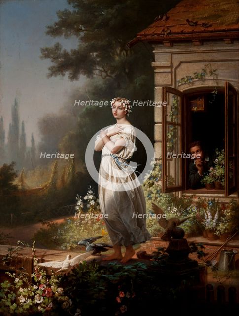 Zosia in the Morning, 1863. Creator: Leonard Straszynski.