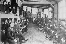 Zossen, prisoners sleeping room, between 1914 and c1915. Creator: Bain News Service