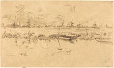 Zaandam, 1889. Creator: James Abbott McNeill Whistler