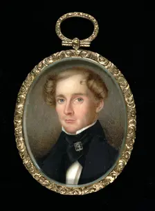 Zachariah F. Johnston, ca. 1840. Creator: Unknown