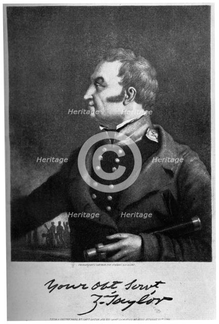 Zachary Taylor, American military leader and politician, c1846, (1908). Artist: Unknown