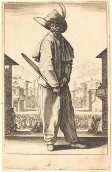 Zanni, 1618/1620. Creator: Jacques Callot