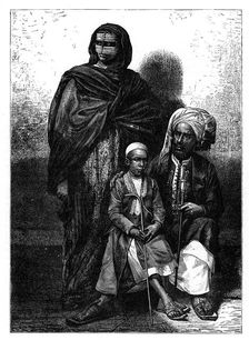 Zanzibar Arab family, c1890