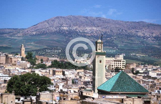 Zaouia Moulay Idriss, Fez, Morocco. Creator: Vivienne Sharp.