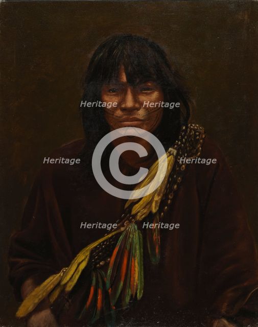 Zaparo Indian, ca. 1890-1892. Creator: Unknown.