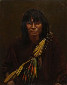 Zaparo Indian, ca. 1890-1892. Creator: Unknown