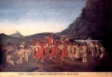 Zapotec Indians dancing