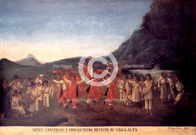 Zapotec Indians dancing.