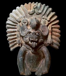 Zapotec statuette of a bat-god