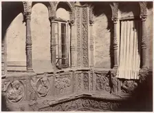 Zaragoza, Patio de la Casa Conocida con el Nombre de los Infantes, 1860. Creator: Charles Clifford