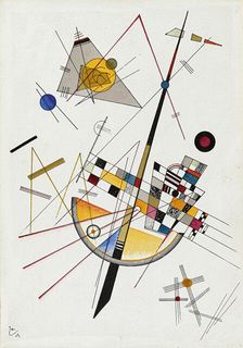 Zarte Spannung (Delicate Tension) No. 85 , 1923. Creator: Kandinsky, Wassily Vasilyevich (1866-1944)