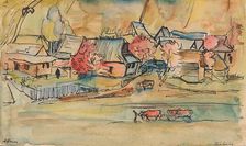 Zaskalie, c1930. Creator: Arnold Peter Weisz-Kubincan