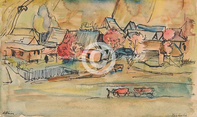 Zaskalie, c1930. Creator: Arnold Peter Weisz-Kubincan.