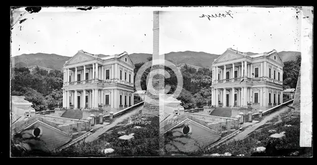 Zetland Hall, Hong Kong, 1868/1871. Creator: John Thomson.