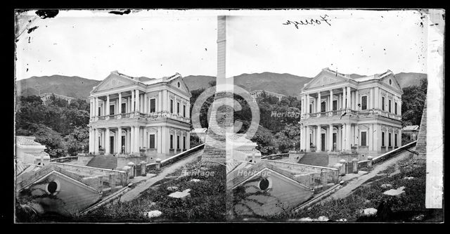 Zetland Hall, Hong Kong, 1868/1871. Creator: John Thomson.