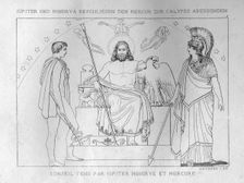 Zeus and Athena decide to send Hermes to Calypso, c1833. Creator: Unknown