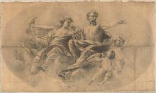 Zeus and Hera, 1895. Creator: Karel Vitezslav Masek