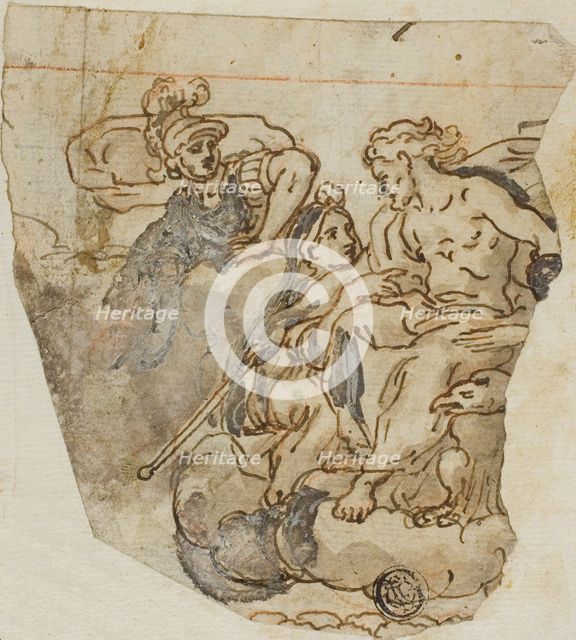 Zeus and Psyche, n.d. Creators: Lazzaro Tavarone, Andrea Lilio.