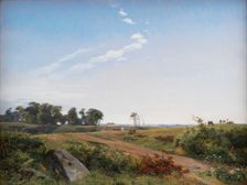 Zealand Landscape. Open Country in North Zealand, 1842. Creator: Johan Thomas Lundbye