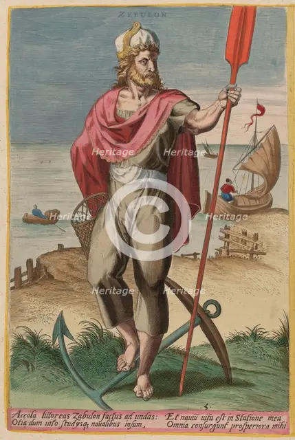 Zebulon, c. 1585. Creator: Johann Sadeler I.
