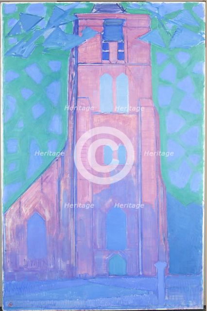 Zeeland Church Tower, 1911.