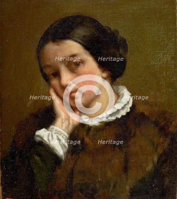 Zélie Courbet , 1847. Creator: Courbet, Gustave (1819-1877).
