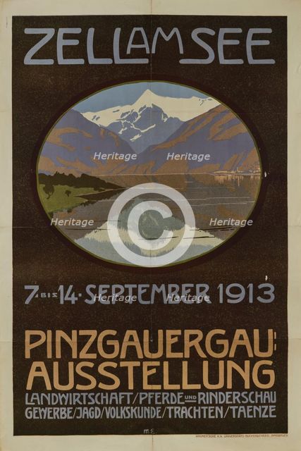 Zell am See - Pinzgauer Gauausstellung, 1913. Creator: Esterle, Max Ritter von (1870-1947).