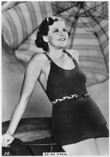 Zelma O'Neal, American actress, singer, and dancer, c1938