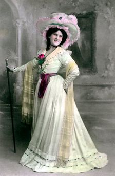 Zena Dare (1887-1975), English actress, 1906.Artist: Rotary Photo
