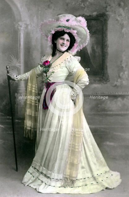 Zena Dare (1887-1975), English actress, 1906.Artist: Rotary Photo