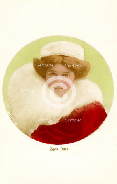 Zena Dare (1887-1975), English actress, early 20th century.Artist: Bassano Studio