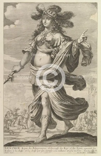 Zénobie, 1647. Creators: Gilles Rousselet, Abraham Bosse.