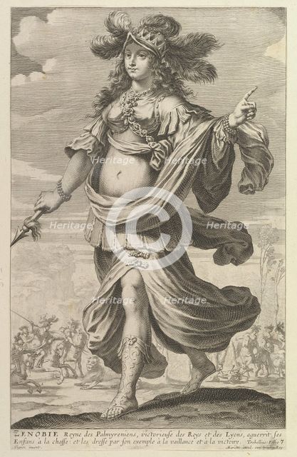 Zénobie, 1647. Creators: Gilles Rousselet, Abraham Bosse.