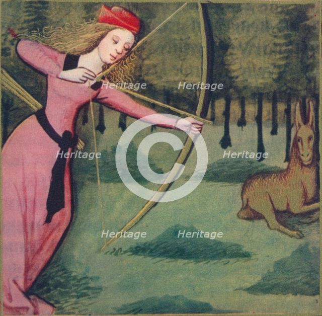 'Zenobie - Reine De Palmyre', 1403, (1939). Artist: Master of Berry's Cleres Femmes.