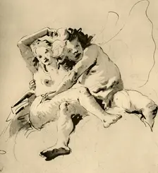 Zephyr and Flora 1757, (1928). Artist: Giovanni Battista Tiepolo