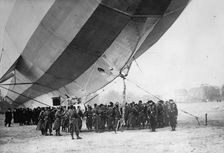Zeppelin III at Luneville, 1913. Creator: Bain News Service